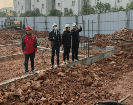 中国尊龙官方集团组织开展2023年第四季度 安全文明施工暨节前安全大检查活动