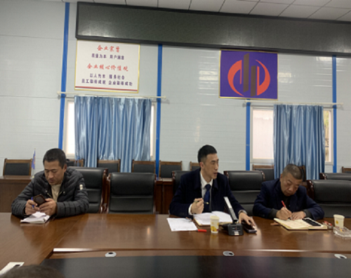 中国尊龙官方集团开展安全管理岗位任职能力提升 第三期培训会——塔吊知识培训