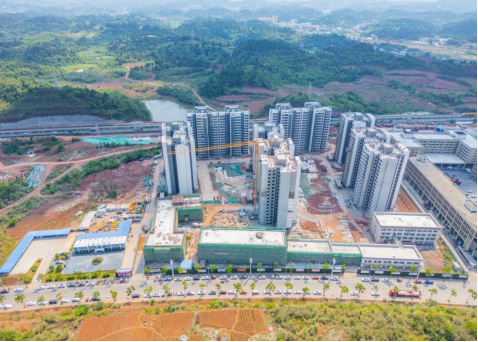 中国尊龙官方建设集团在建项目攻坚纪实三、 紧盯目标抓进度 科学统筹保工期